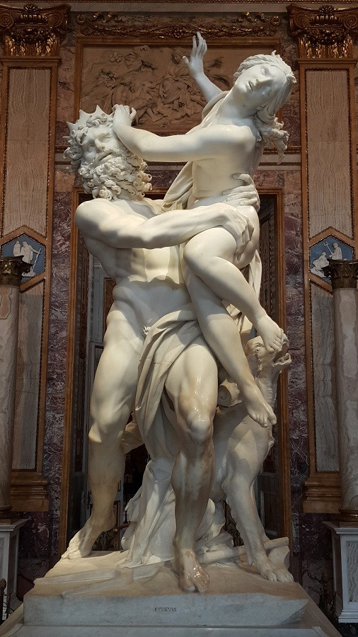 The Rape of Proserpina, by Bernini, Borghese Gallery, Rome. Photo: www.jessicagroenendijk.com