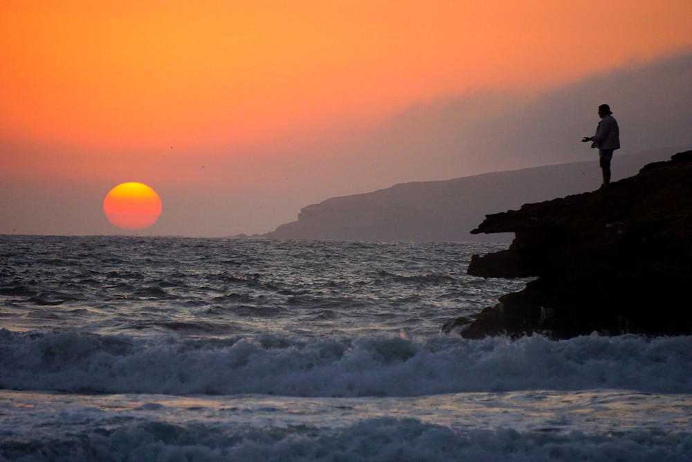 Sunset at Paracas, Peru. Photo: Jessica Groenendijk