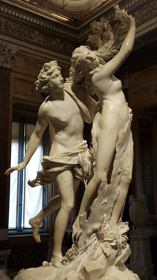 Apollo and Daphne, by Bernini, Borghese Gallery, Rome. Photo: www.jessicagroenendijk.com